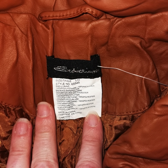 Wrinkle pleather jacket - Picture 3 of 3